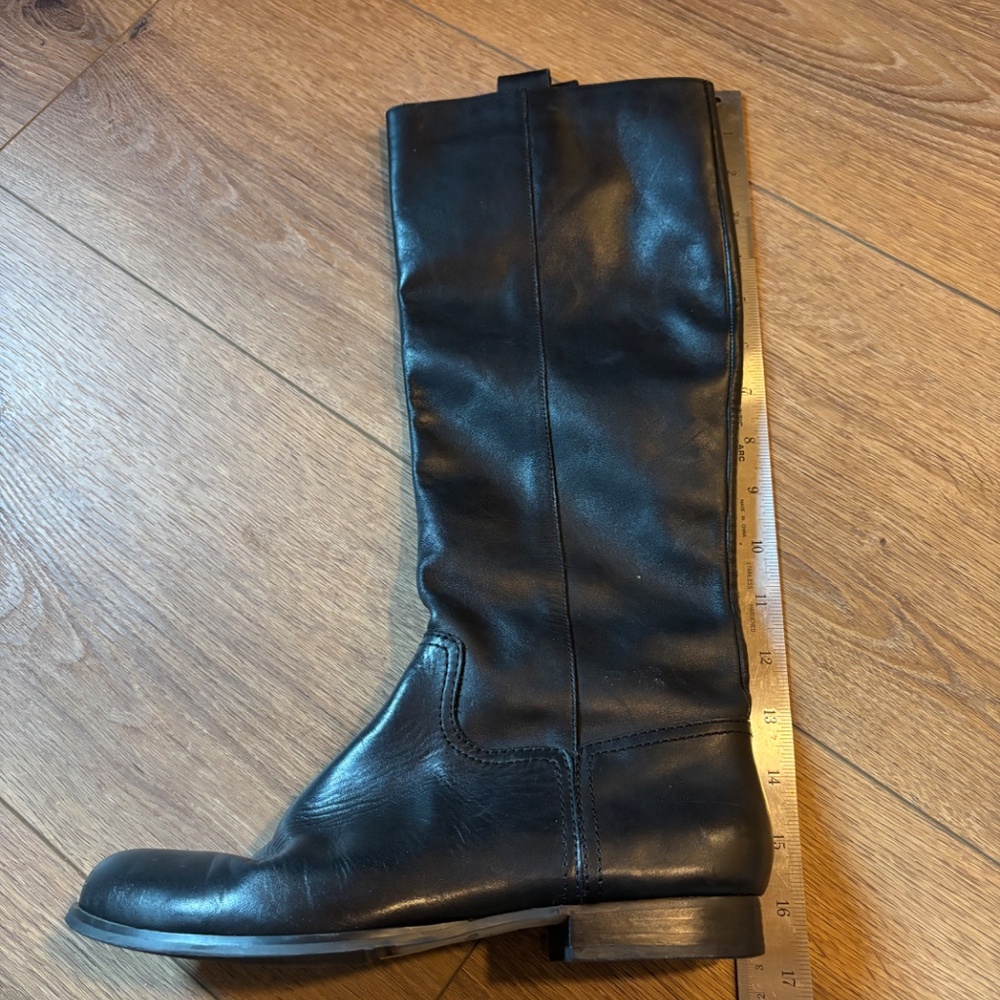 Max Studio Leather Riding Boots, Size 8.5 - Picture 9 of 9